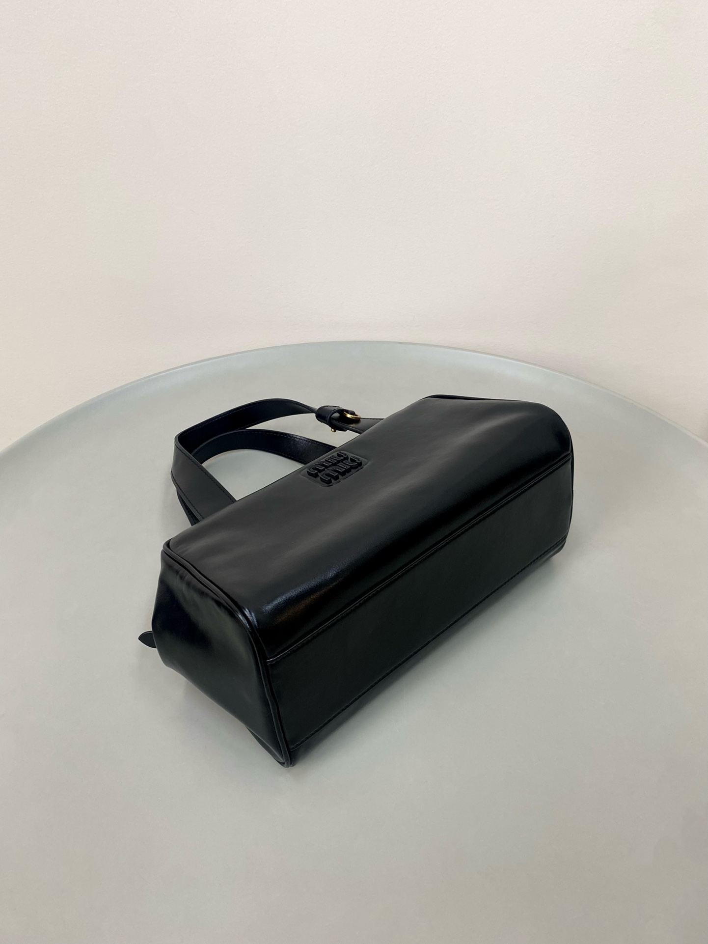 MiuMiu FW25 Bauletto leather handbag