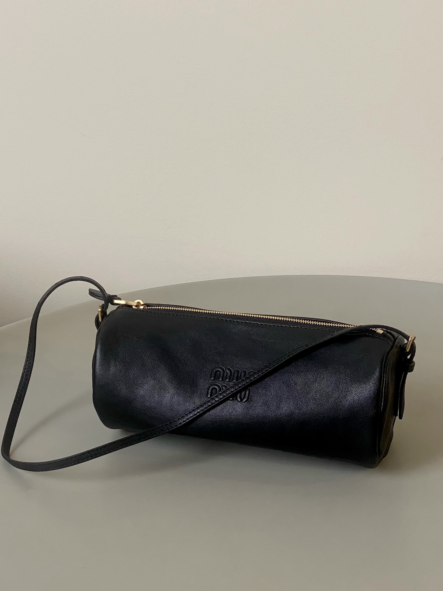 MiuMiu mini small cylindrical bag