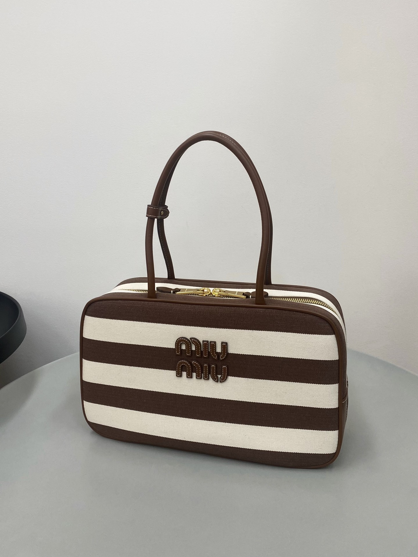 MiMiu new canvas briefcase