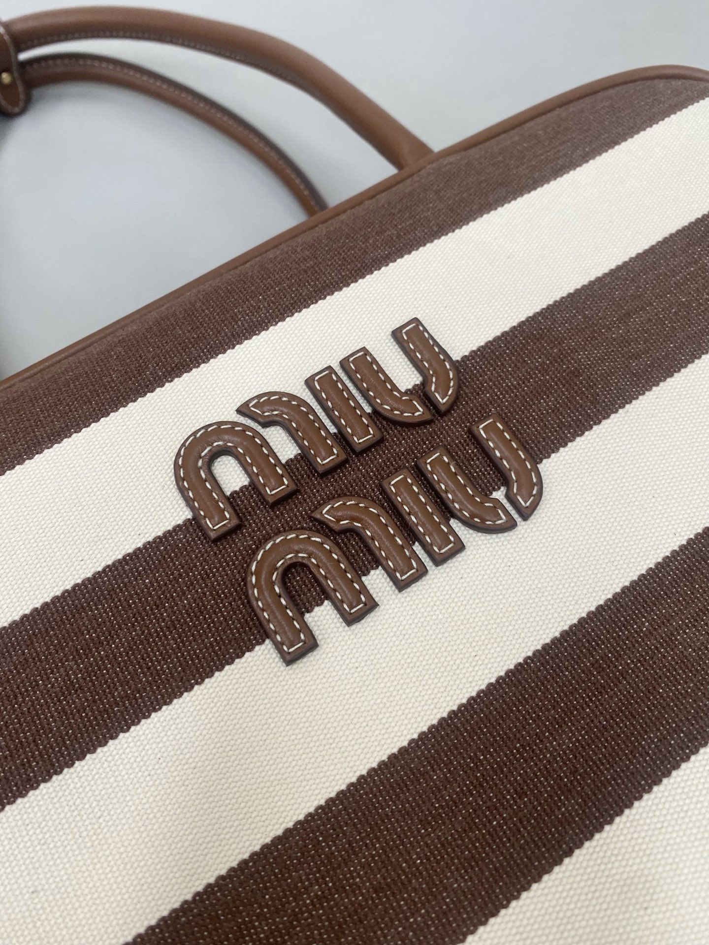 MiMiu new canvas briefcase