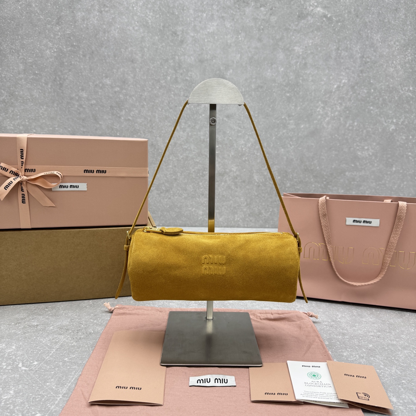 MiuMu Mini Small Cylinder Bag