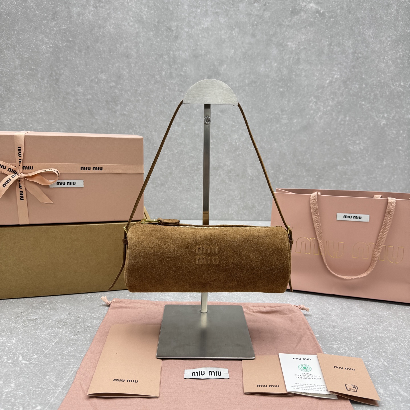 MiuMu Mini Small Cylinder Bag