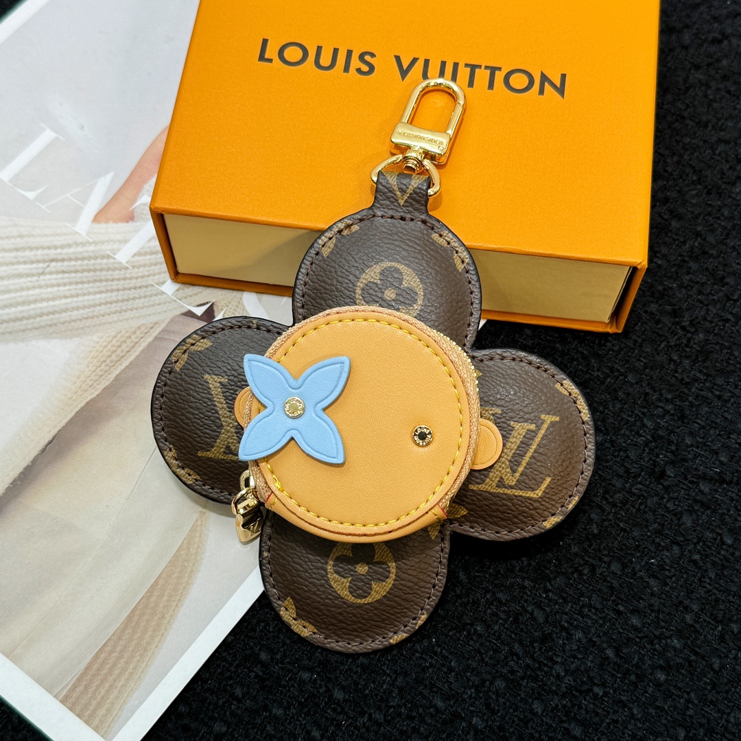 Louis Vuitton Vivienne Sunflower Coin Purse Charm​