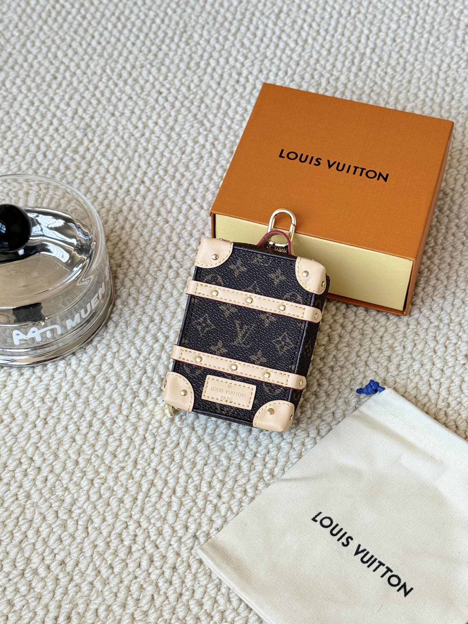 LV Mini Backpack Keychain Pendant