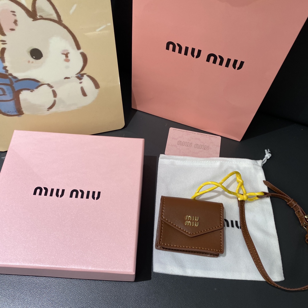 Miu Miu Mini Leather Bag Charm