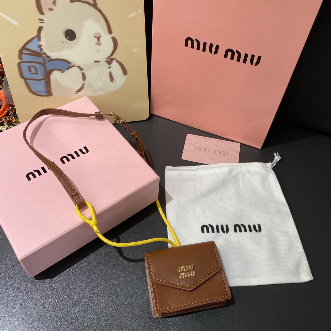 Miu Miu Mini Leather Bag Charm