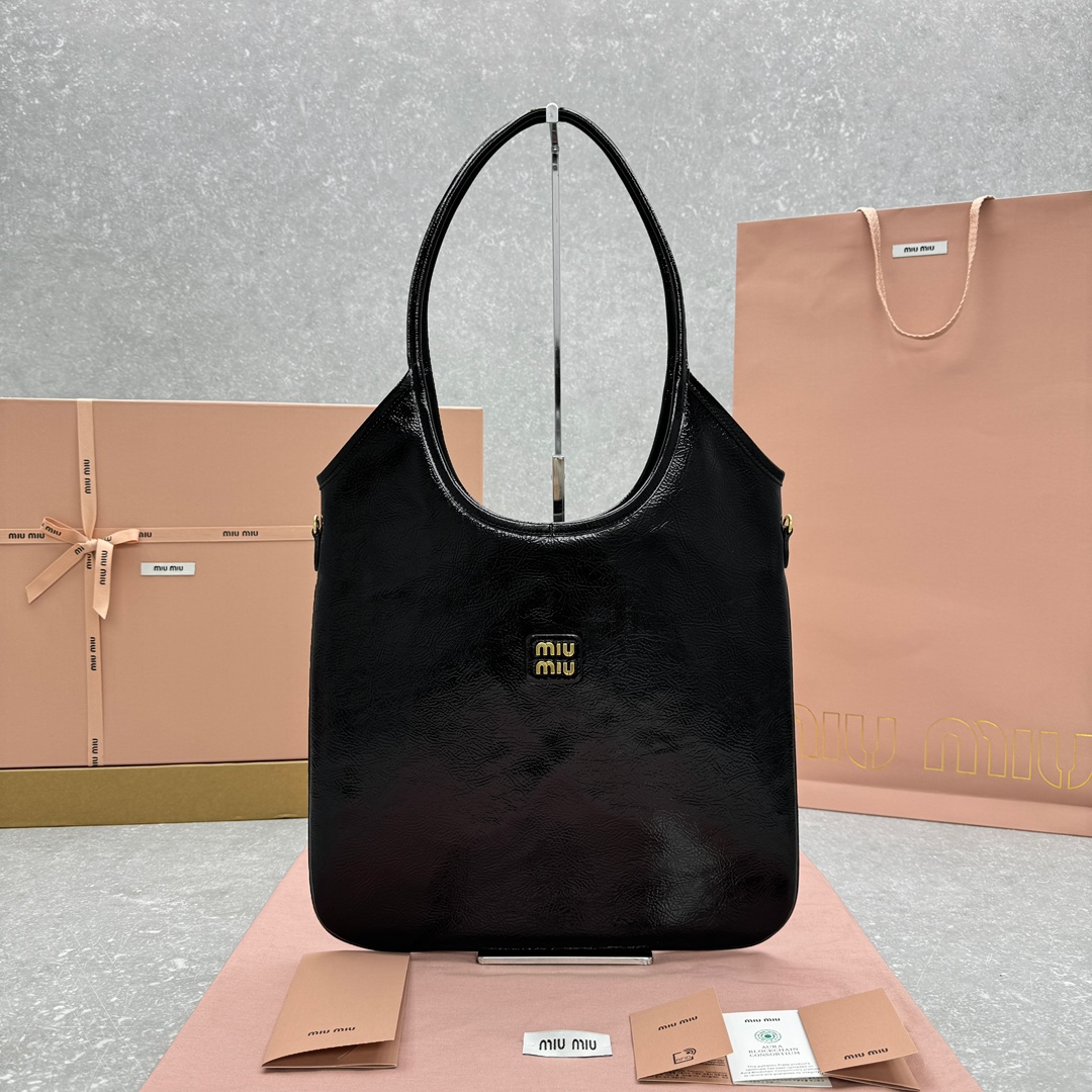 MiuMiu Limited Edition Patent Leather Tote Bag