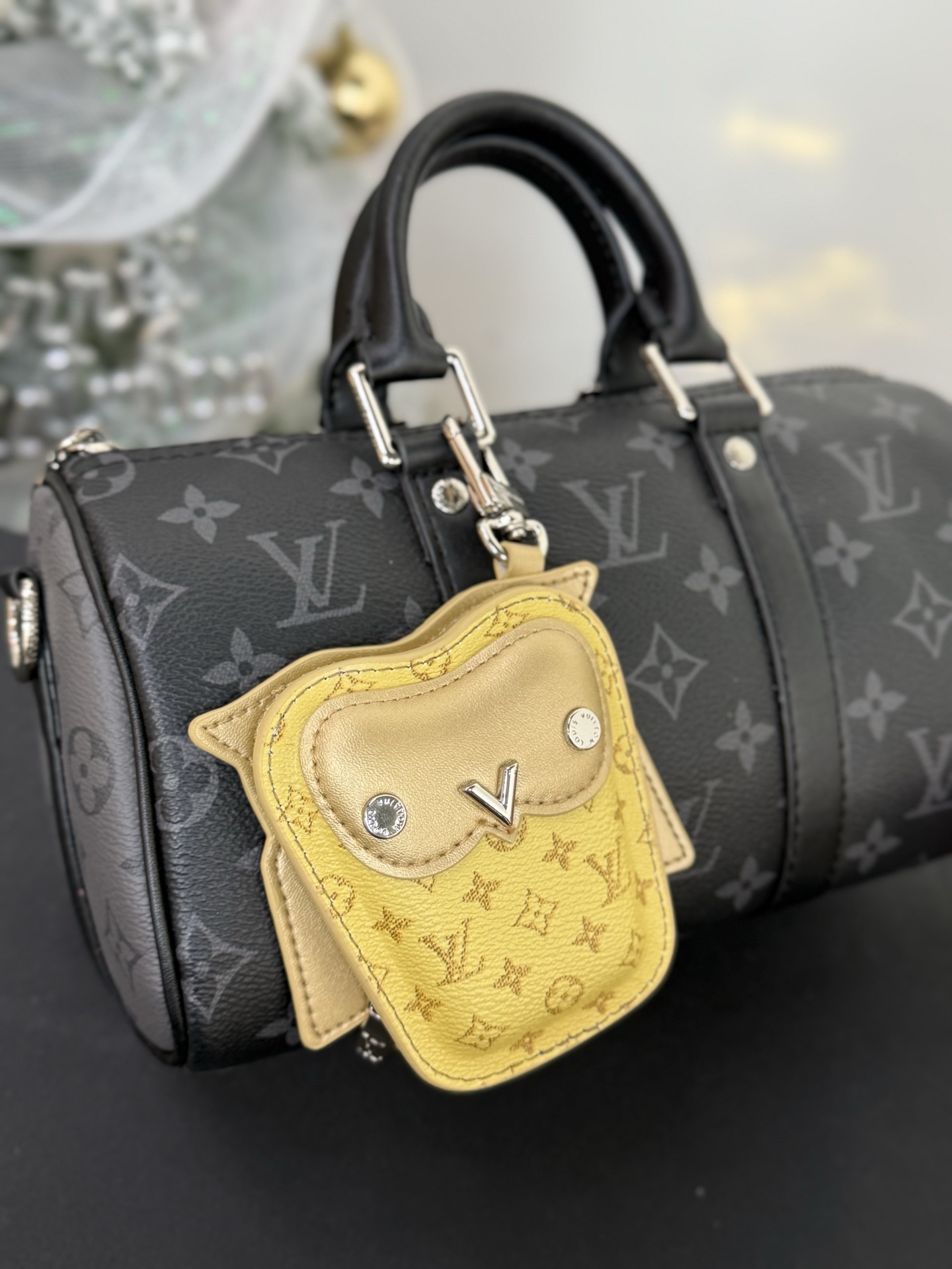 Louis Vuitton owl pendant