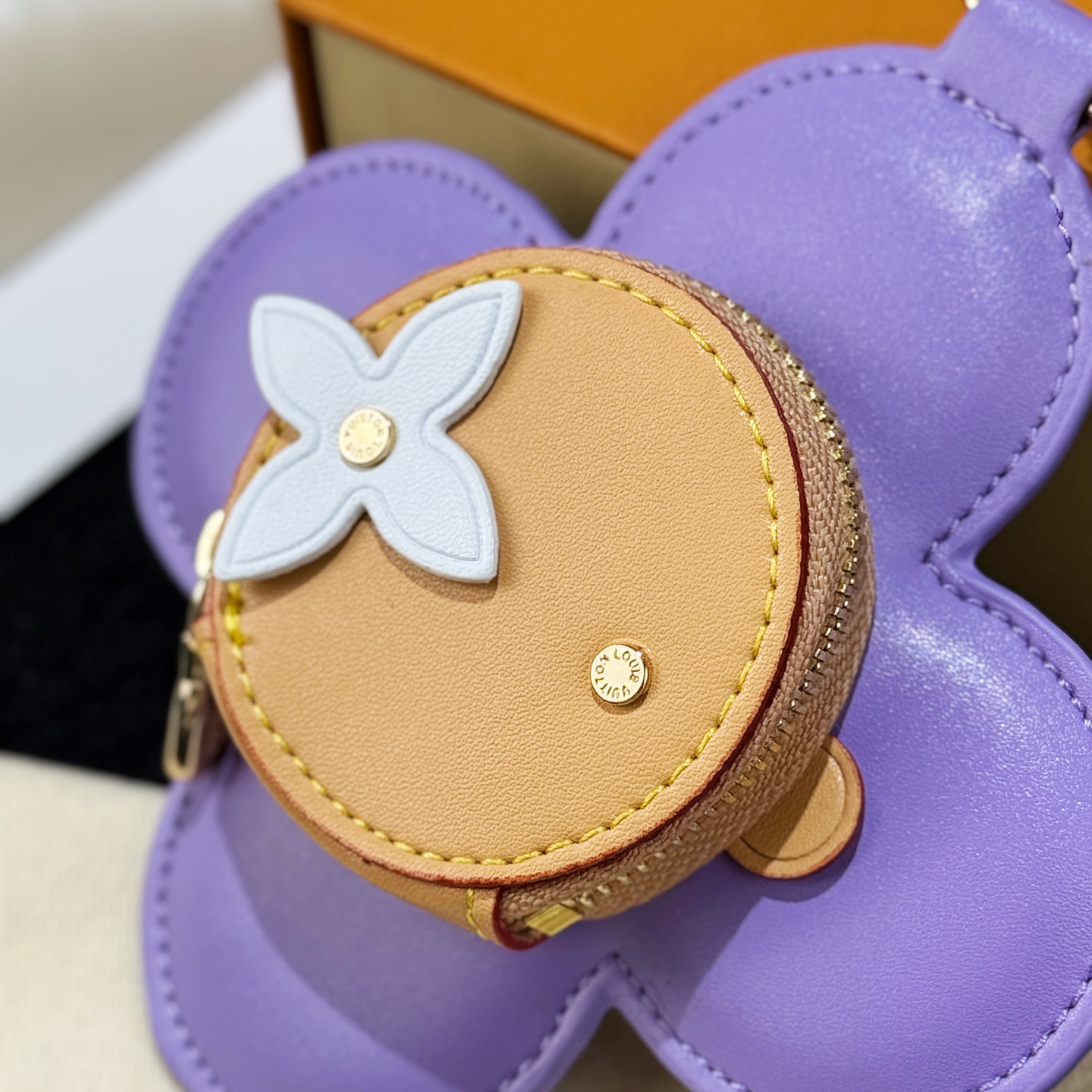 Louis Vuitton Vivienne Sunflower Coin Purse Charm​