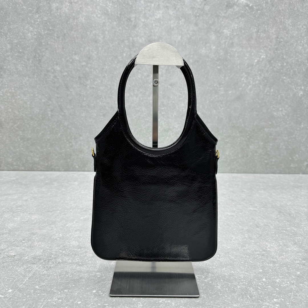 MIUMIU Patent leather embossed mini tote