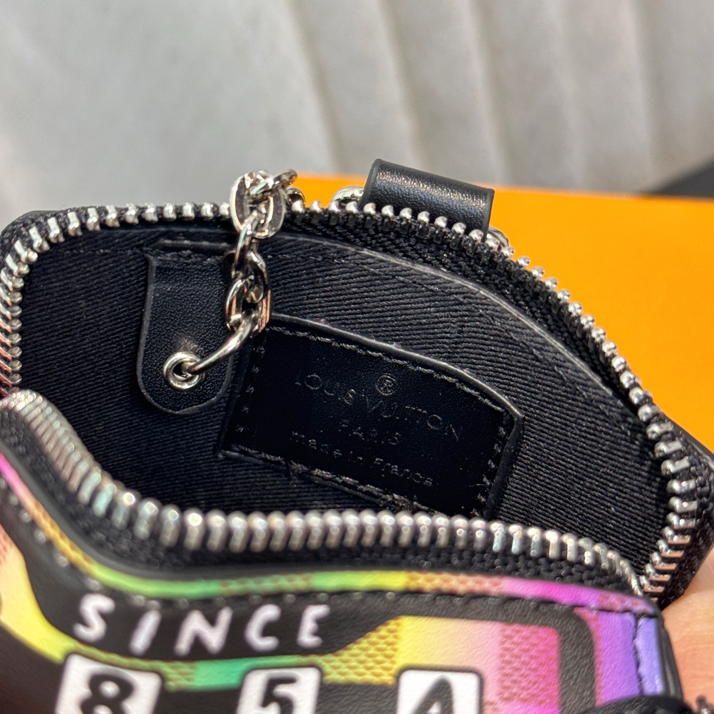 LV Box Bag Charm Keychain