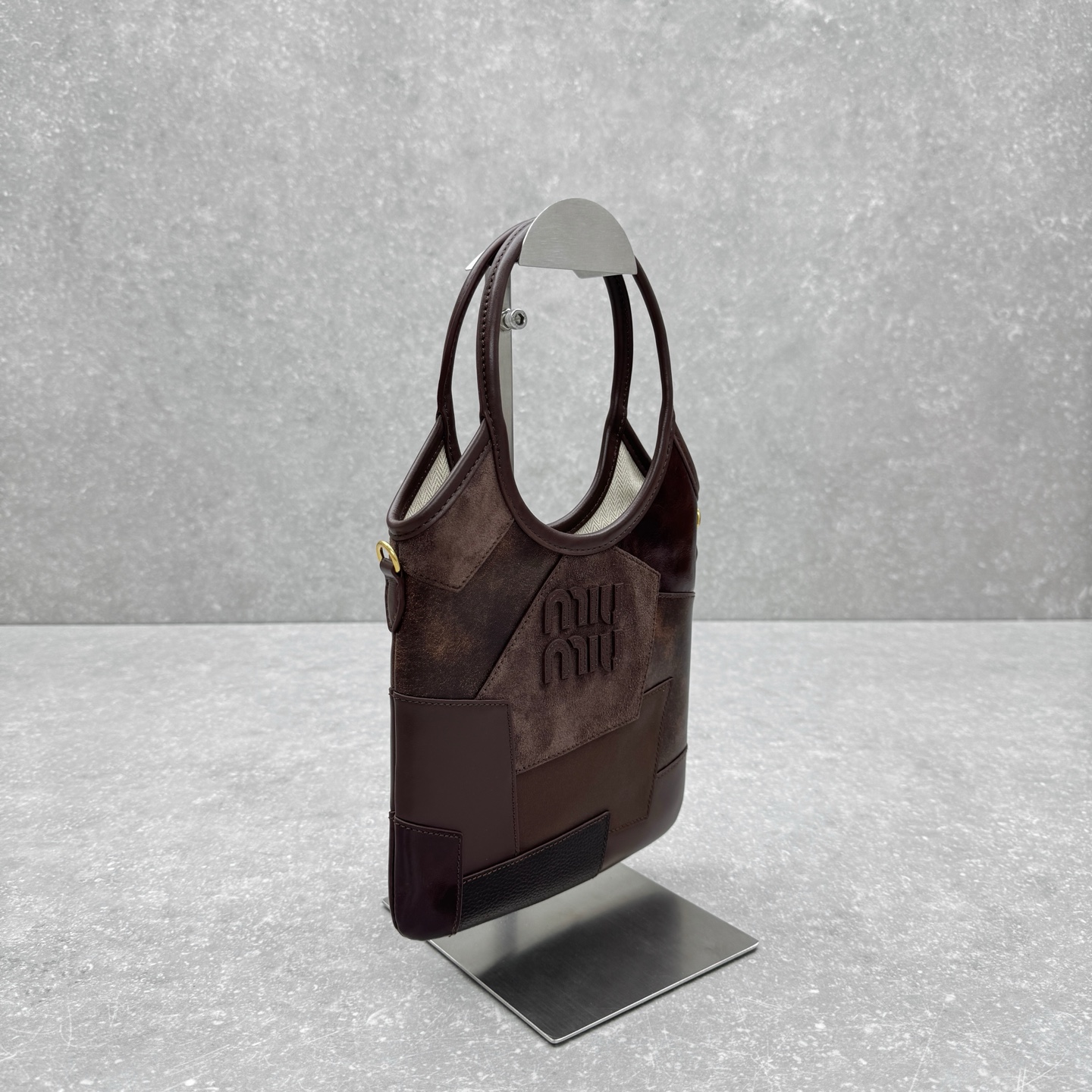 Miu Miu mini patchwork ivy tote