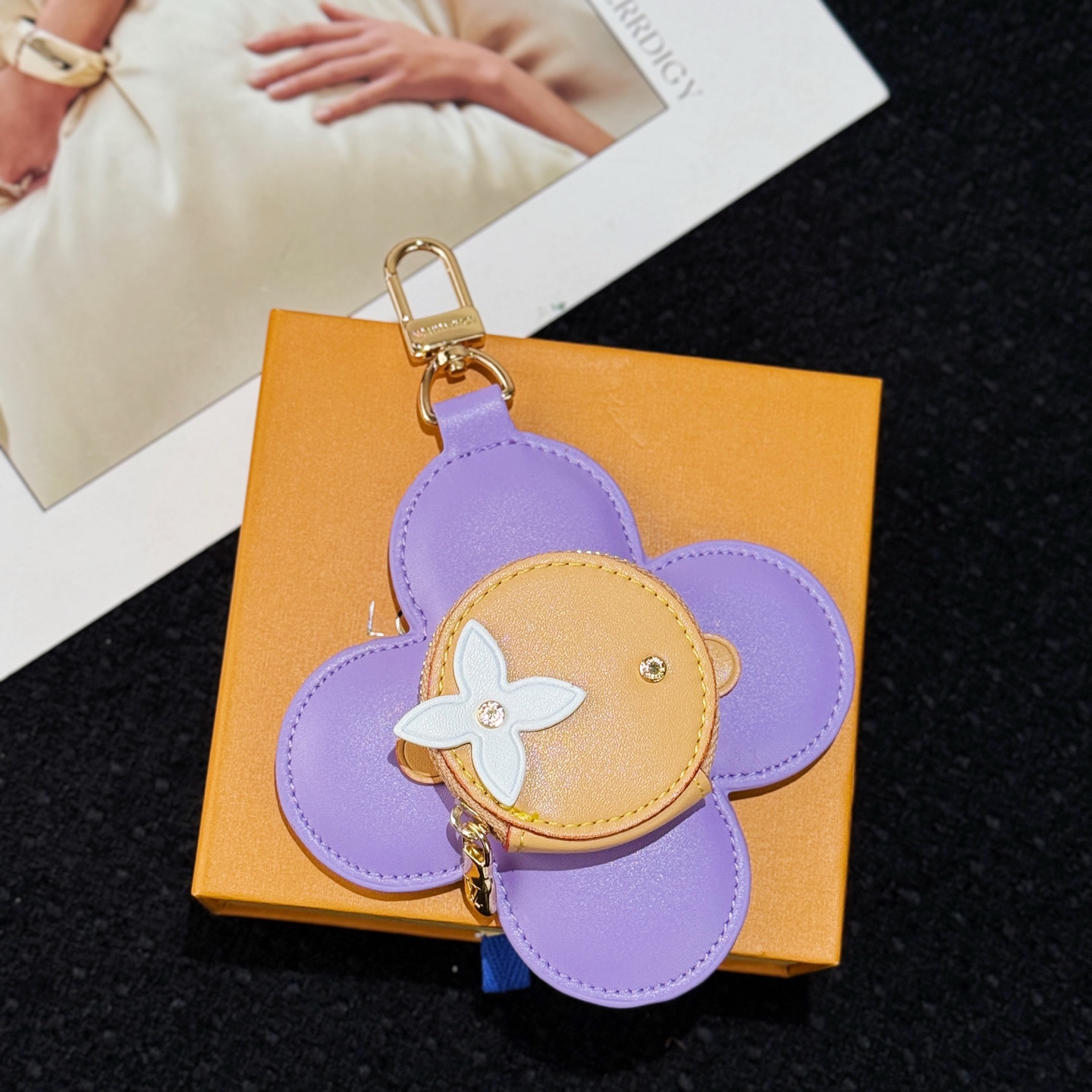 Louis Vuitton Vivienne Sunflower Coin Purse Charm​