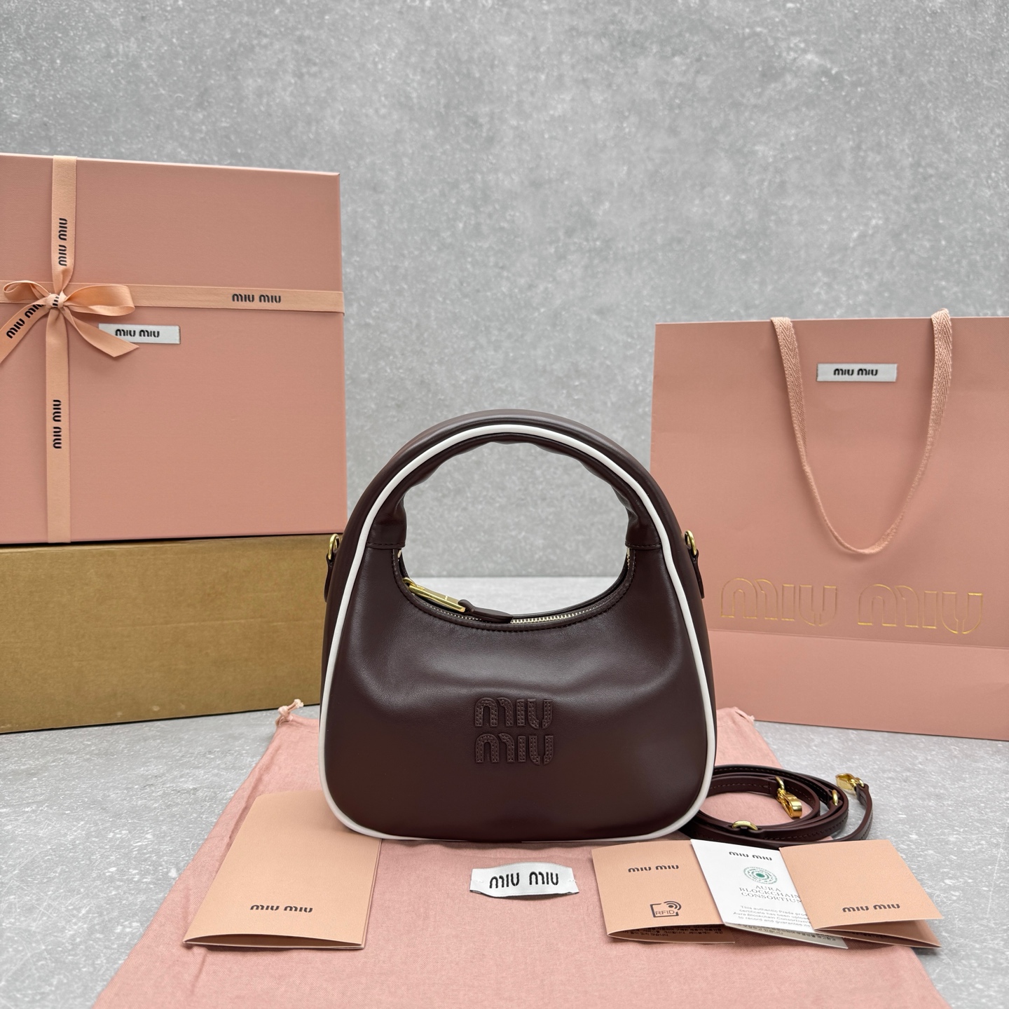 MiuMiu Wander Crescent bag