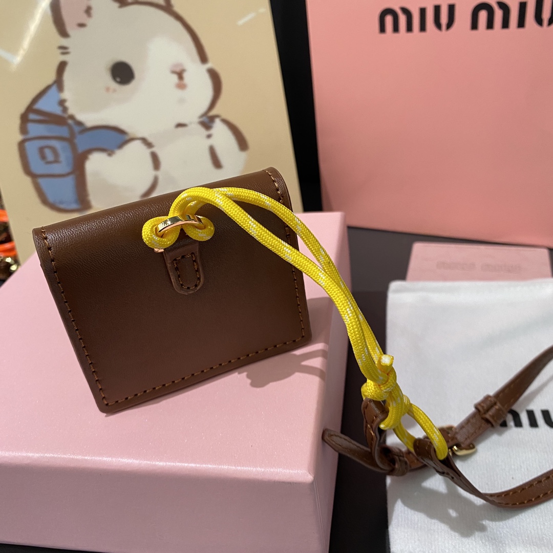 Miu Miu Mini Leather Bag Charm