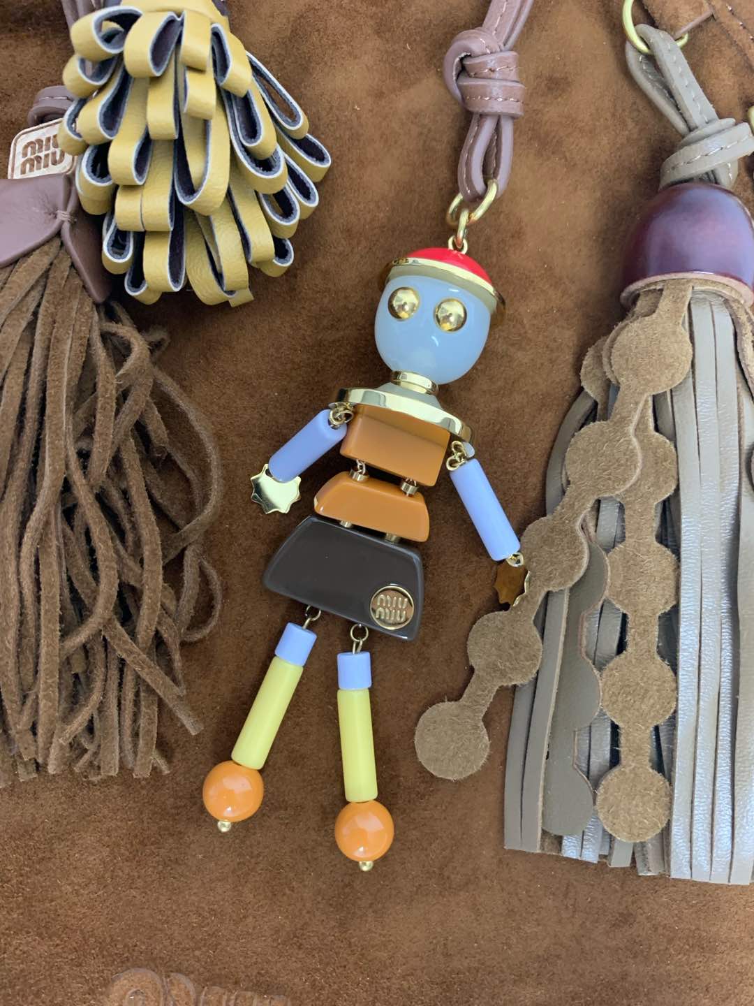 Miumiu 25SS limited edition suede charm bag