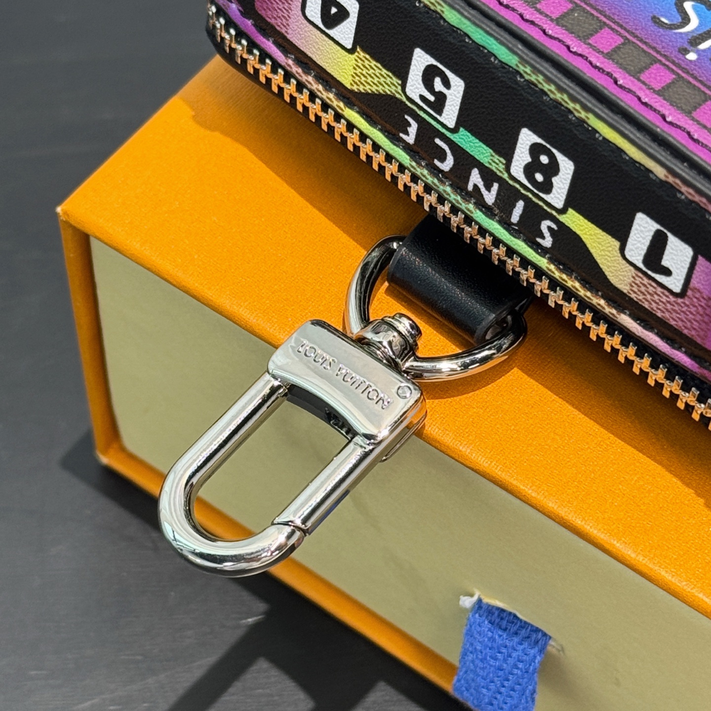 LV Box Bag Charm Keychain