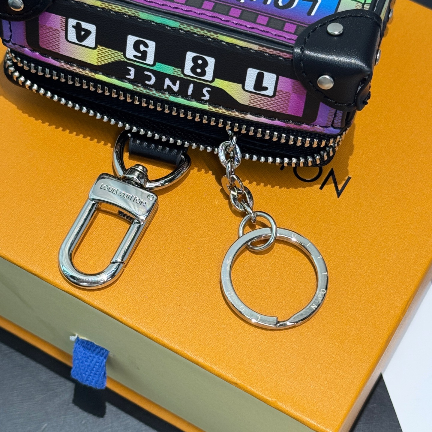 LV Box Bag Charm Keychain