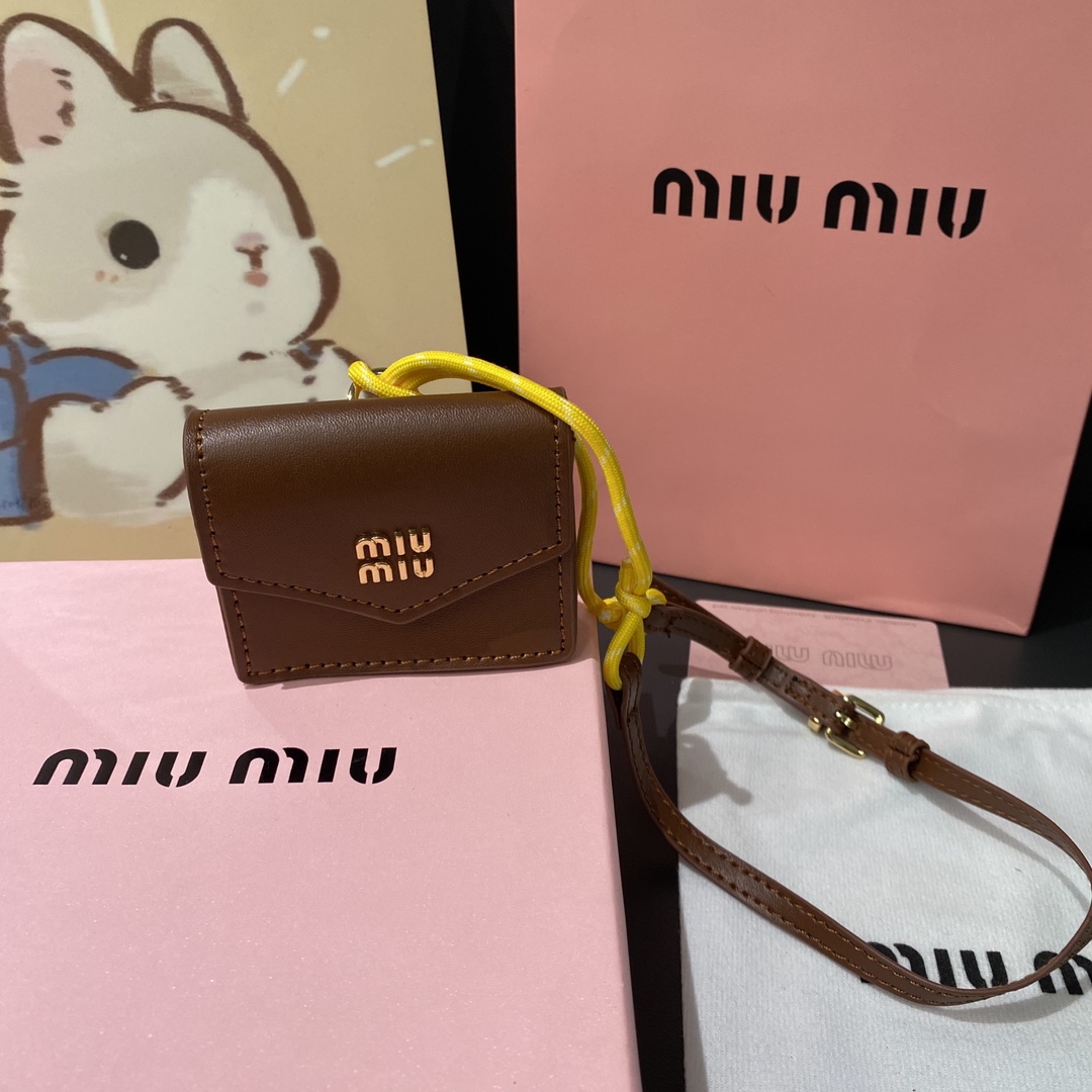 Miu Miu Mini Leather Bag Charm
