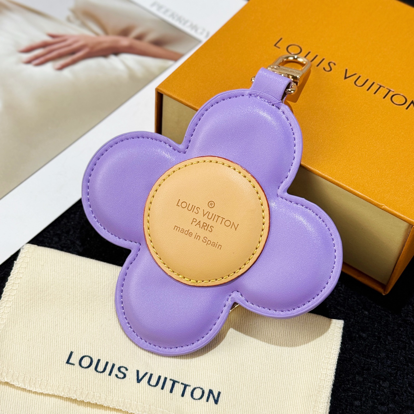 Louis Vuitton Vivienne Sunflower Coin Purse Charm​