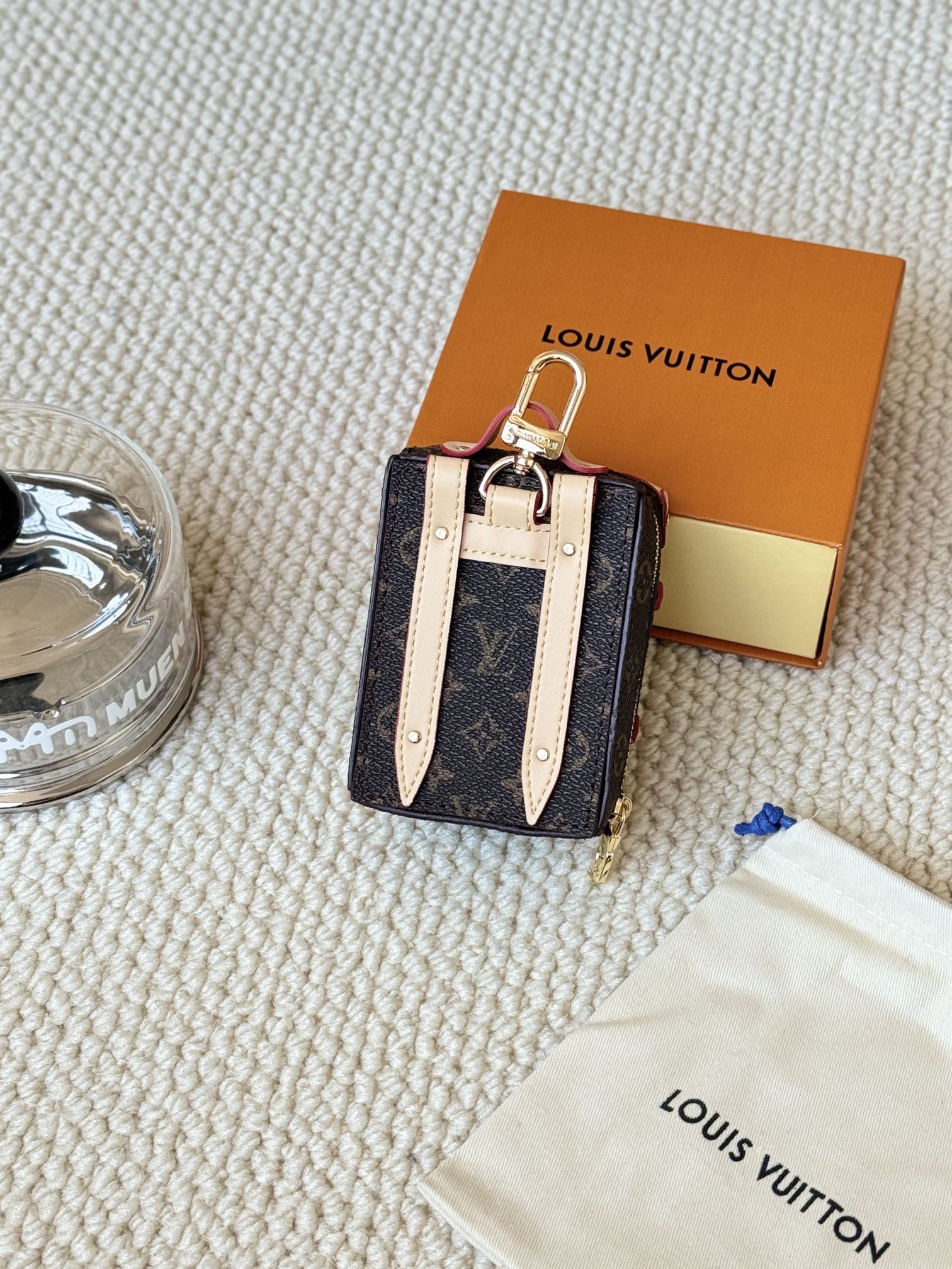 LV Mini Backpack Keychain Pendant