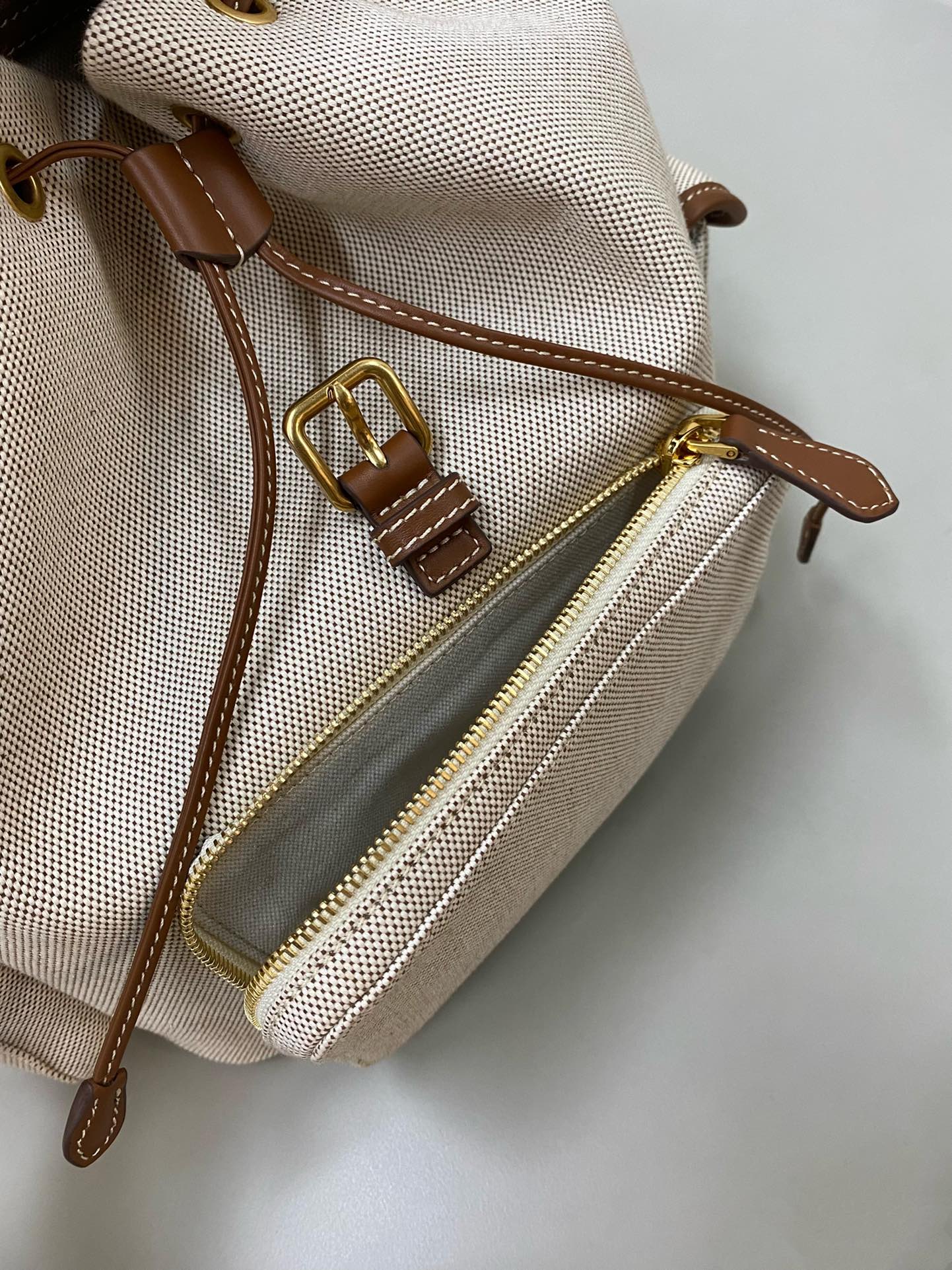 Miu Miu Canvas Backpack