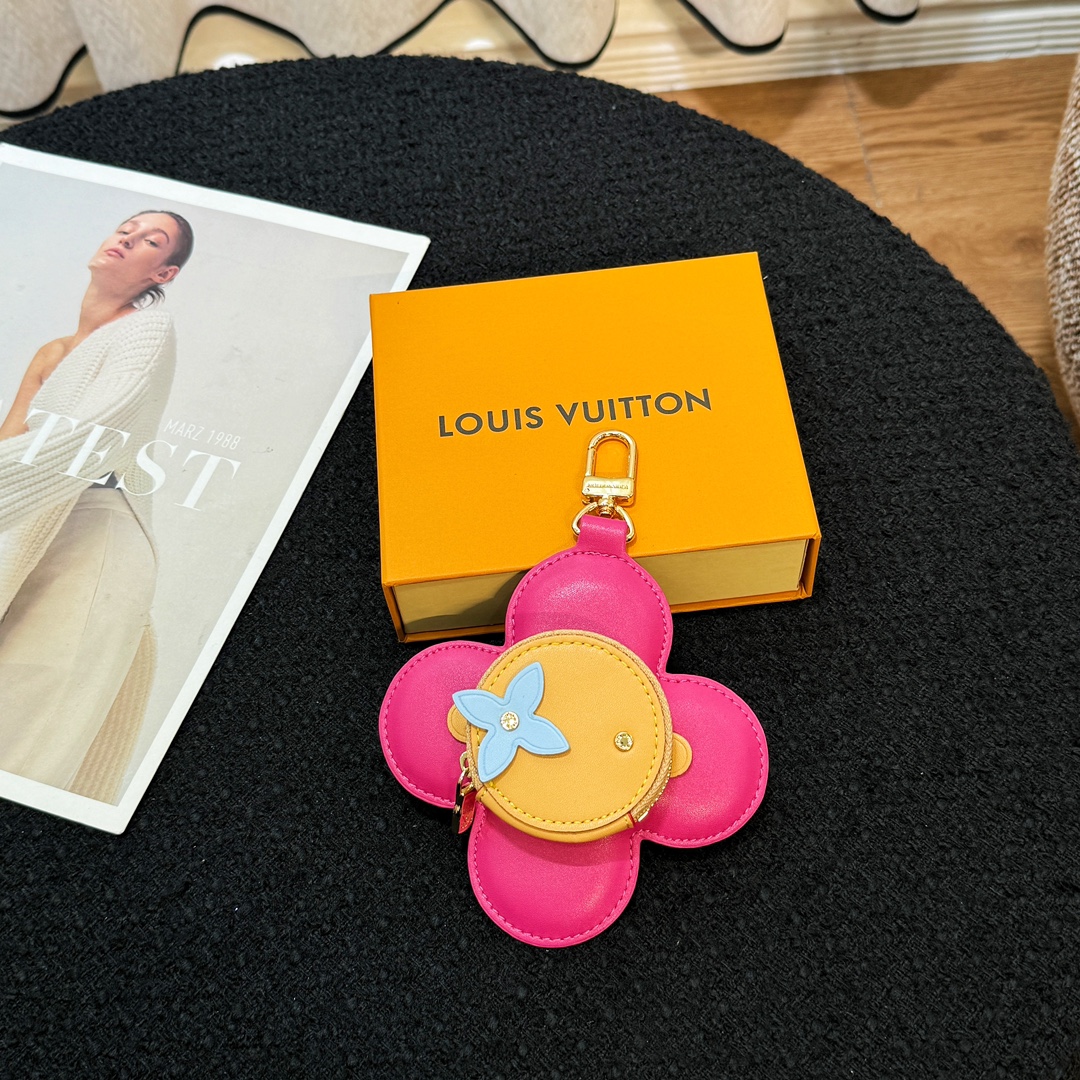 Louis Vuitton Vivienne Sunflower Coin Purse Charm​