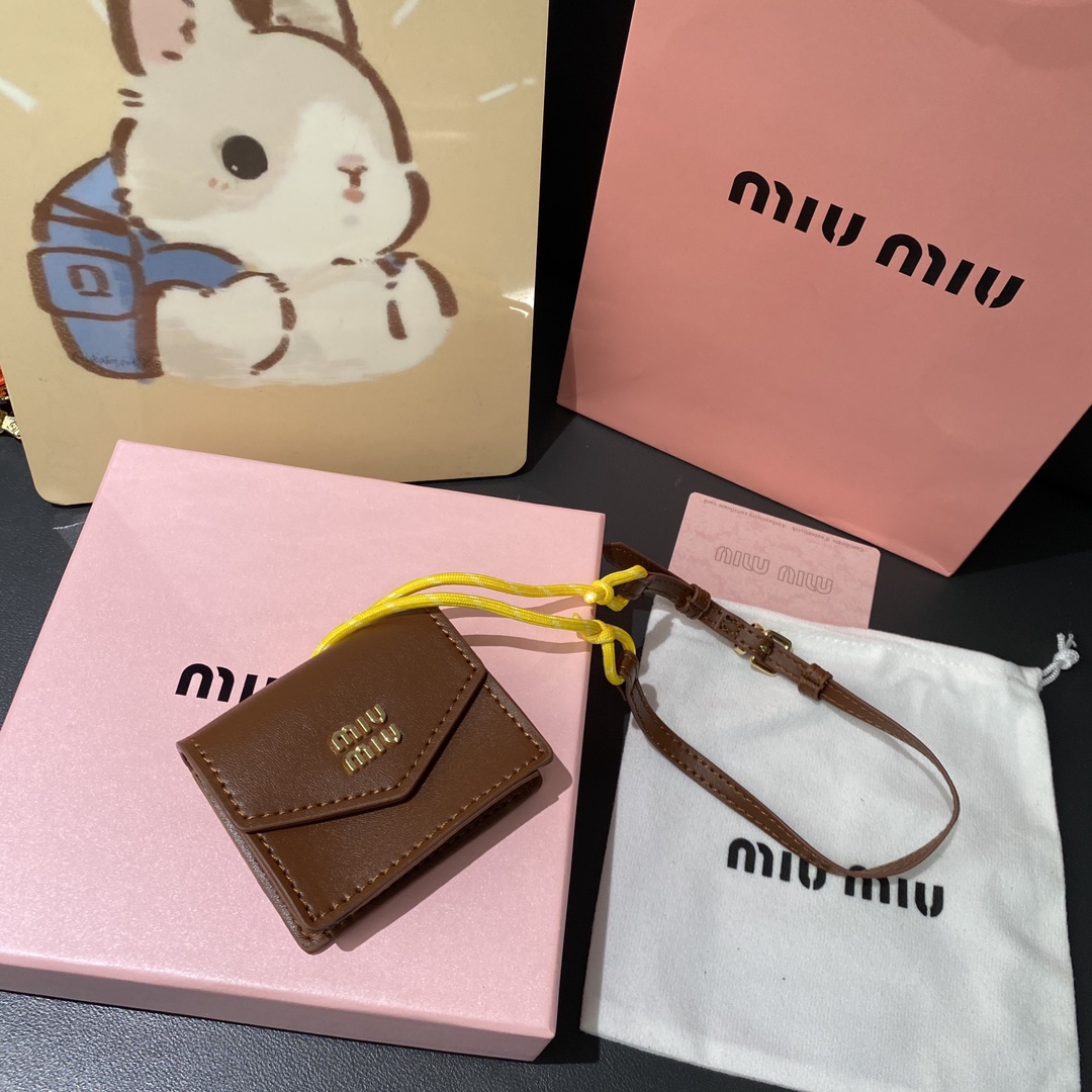 Miu Miu Mini Leather Bag Charm