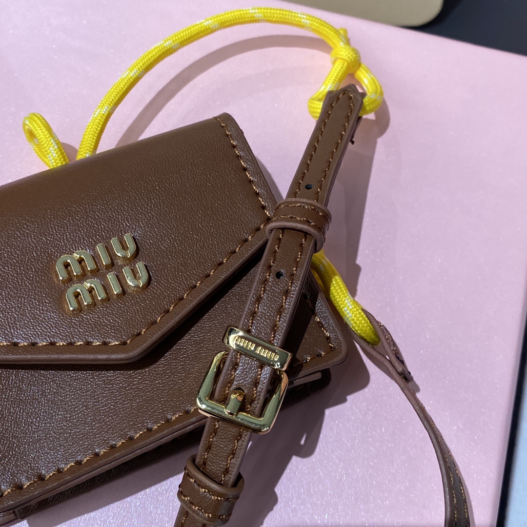 Miu Miu Mini Leather Bag Charm