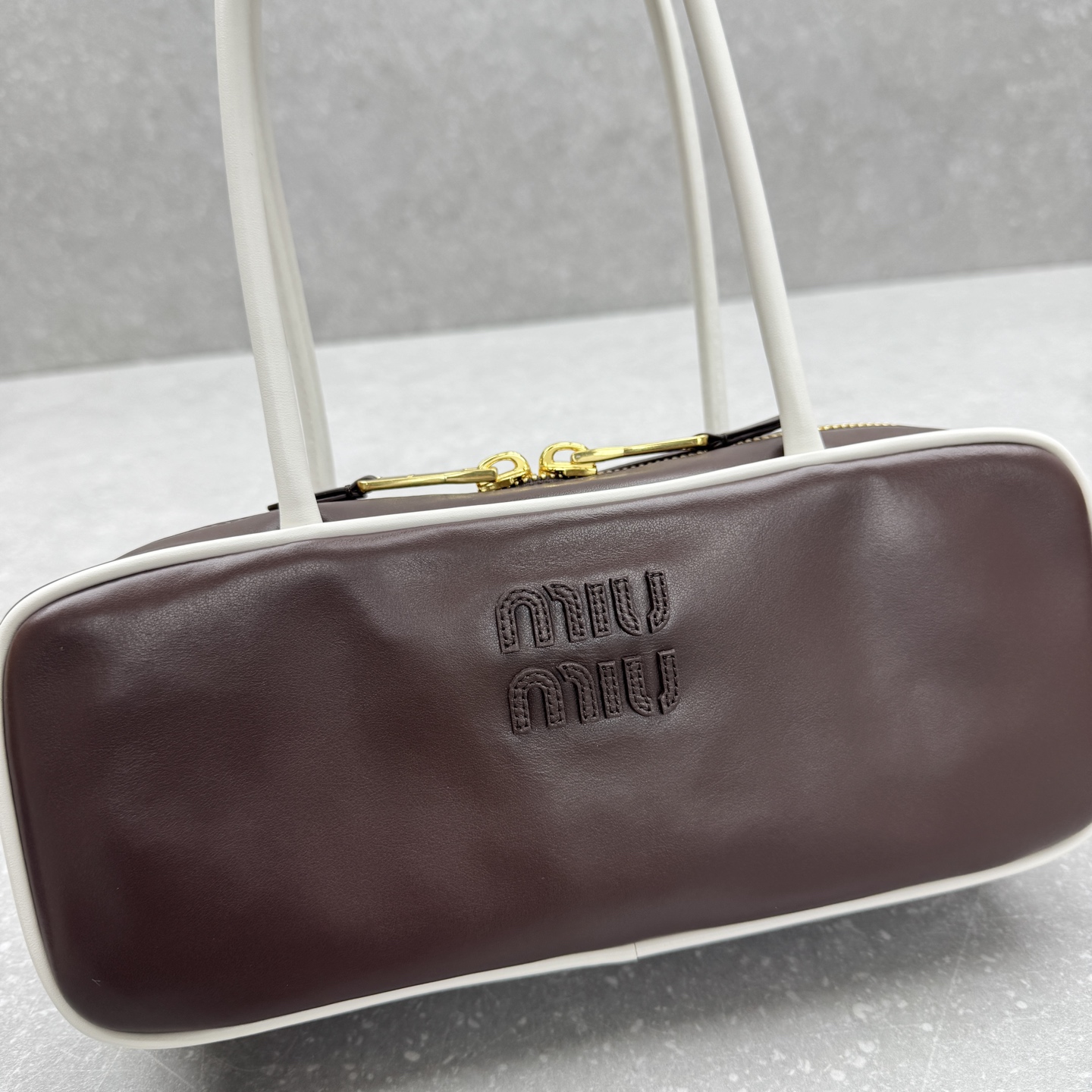 MIUMIU Beau long handle bowling bag