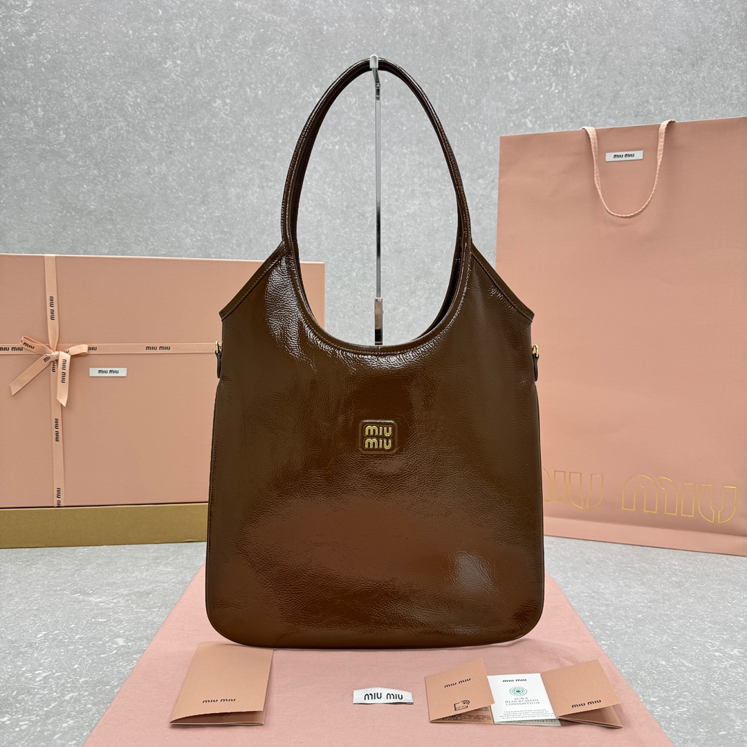 MiuMiu Limited Edition Patent Leather Tote Bag