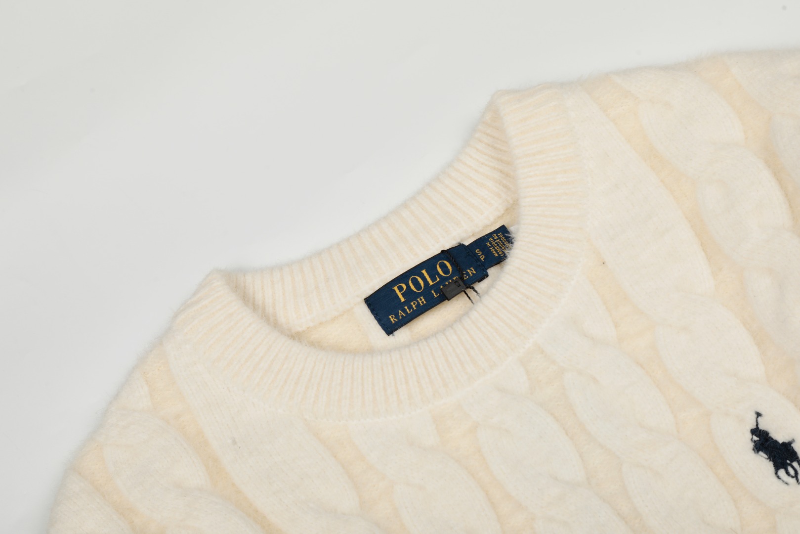 Ralph Lauren Crewneck Cable-Knit Sweater