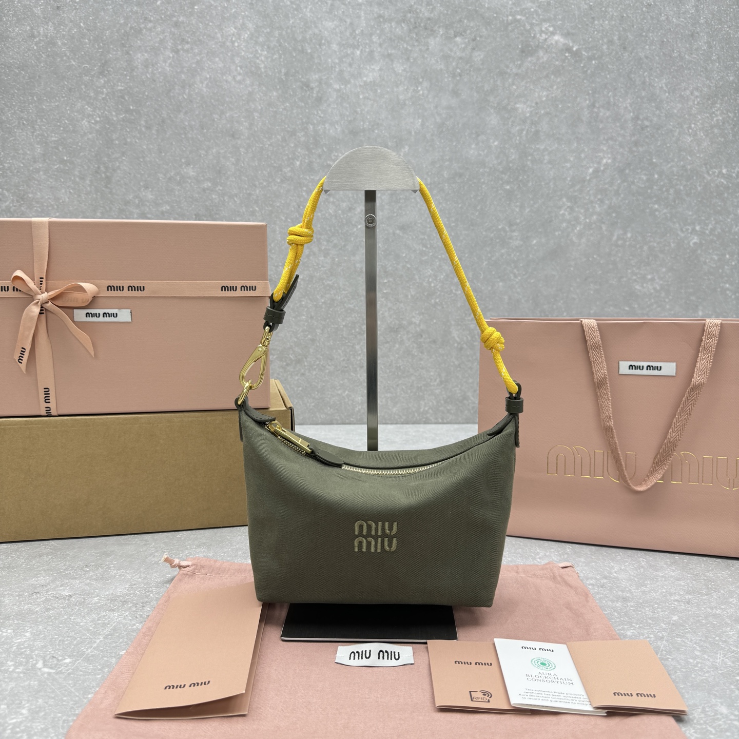 The new MiuMiu mini lunch box bag
