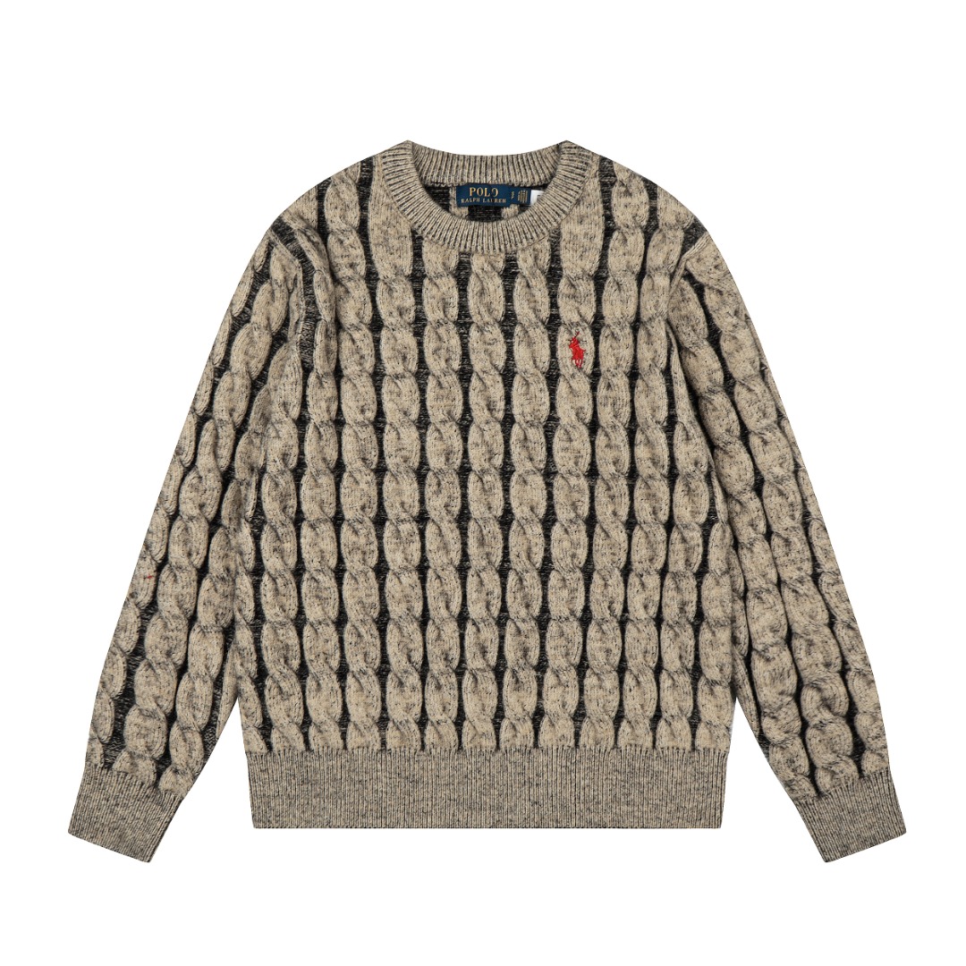 Ralph Lauren Crewneck Cable-Knit Sweater