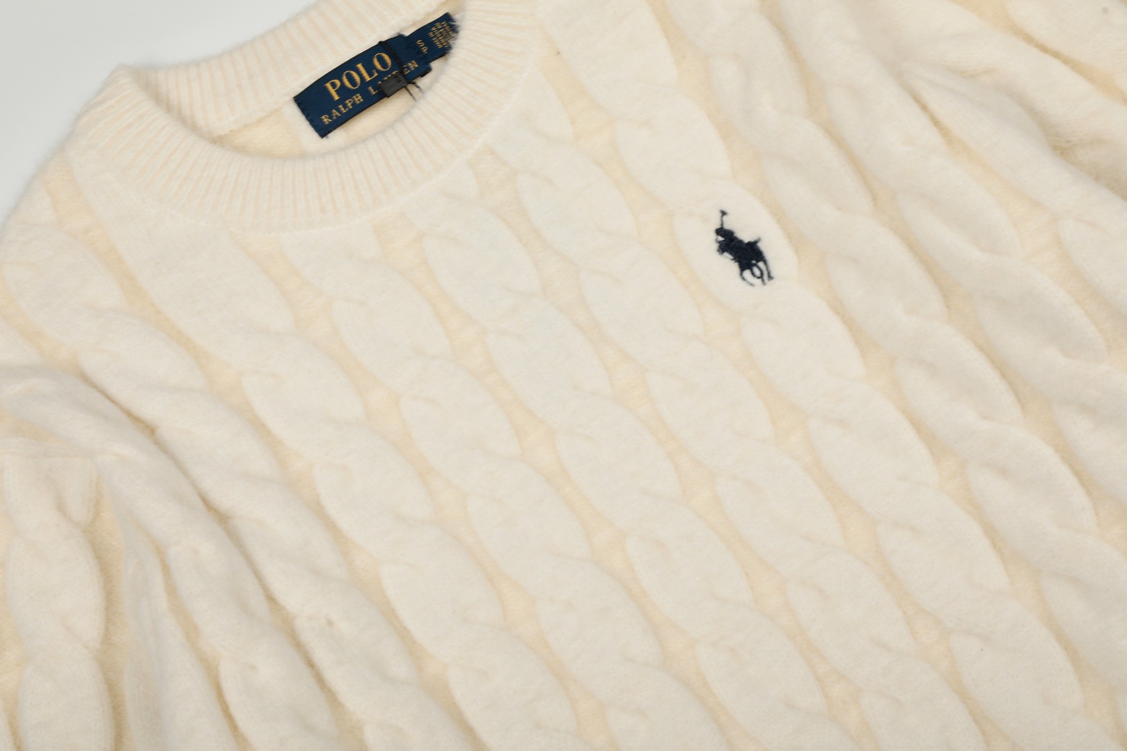 Ralph Lauren Crewneck Cable-Knit Sweater