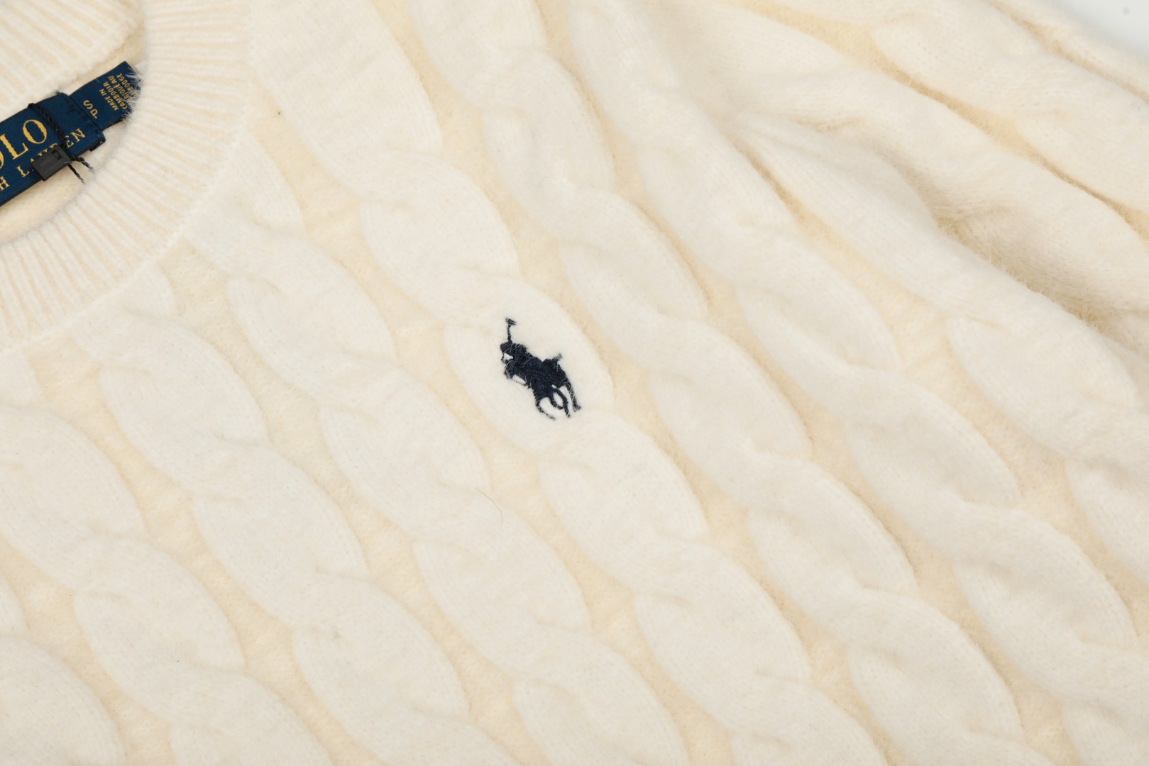 Ralph Lauren Crewneck Cable-Knit Sweater