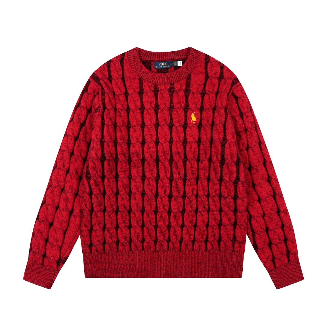 Ralph Lauren Crewneck Cable-Knit Sweater