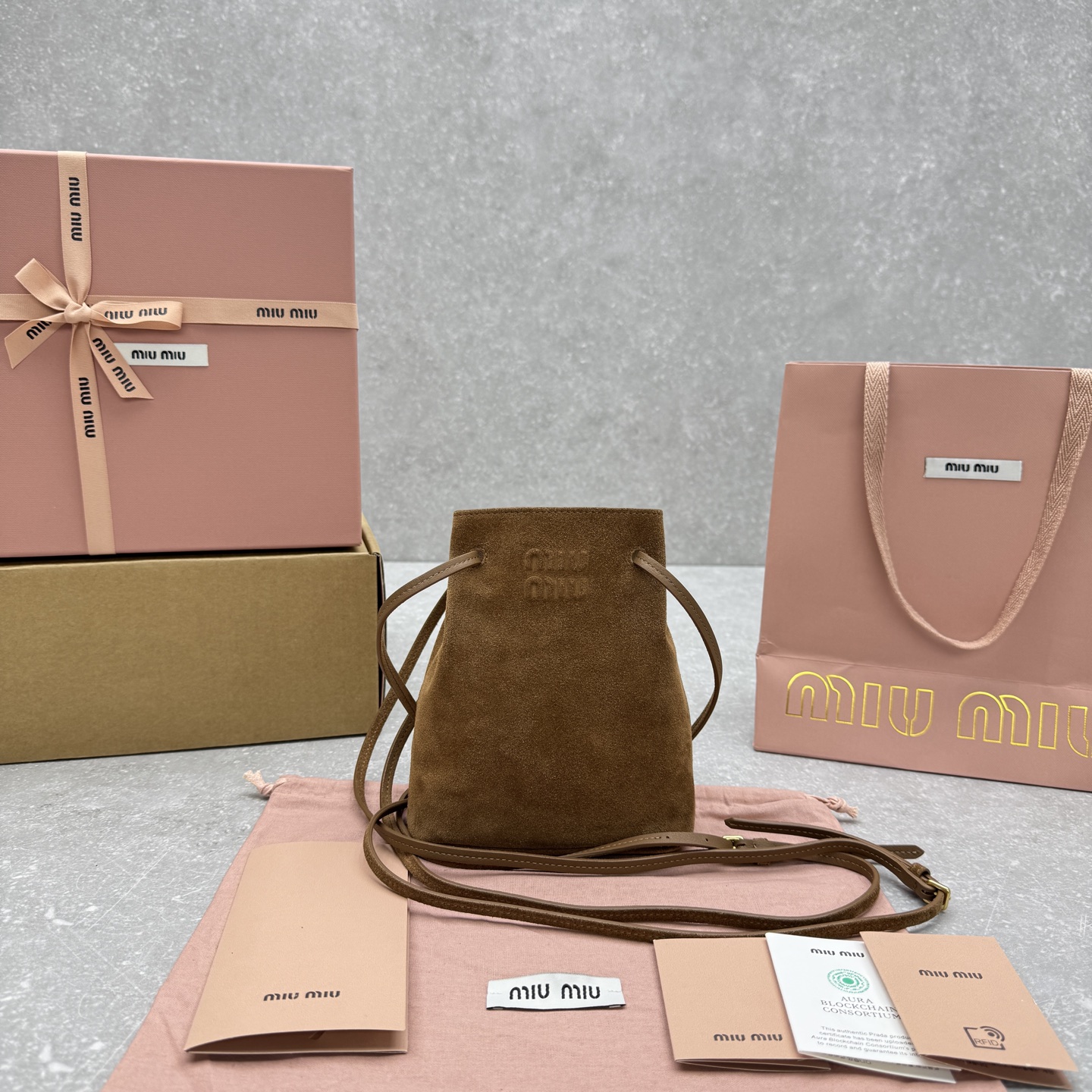 MIUMIU drawstring small lucky bag