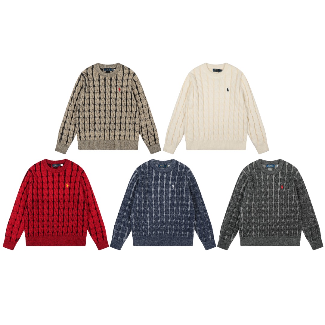 Ralph Lauren Crewneck Cable-Knit Sweater