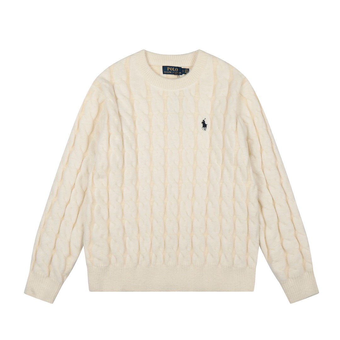 Ralph Lauren Crewneck Cable-Knit Sweater