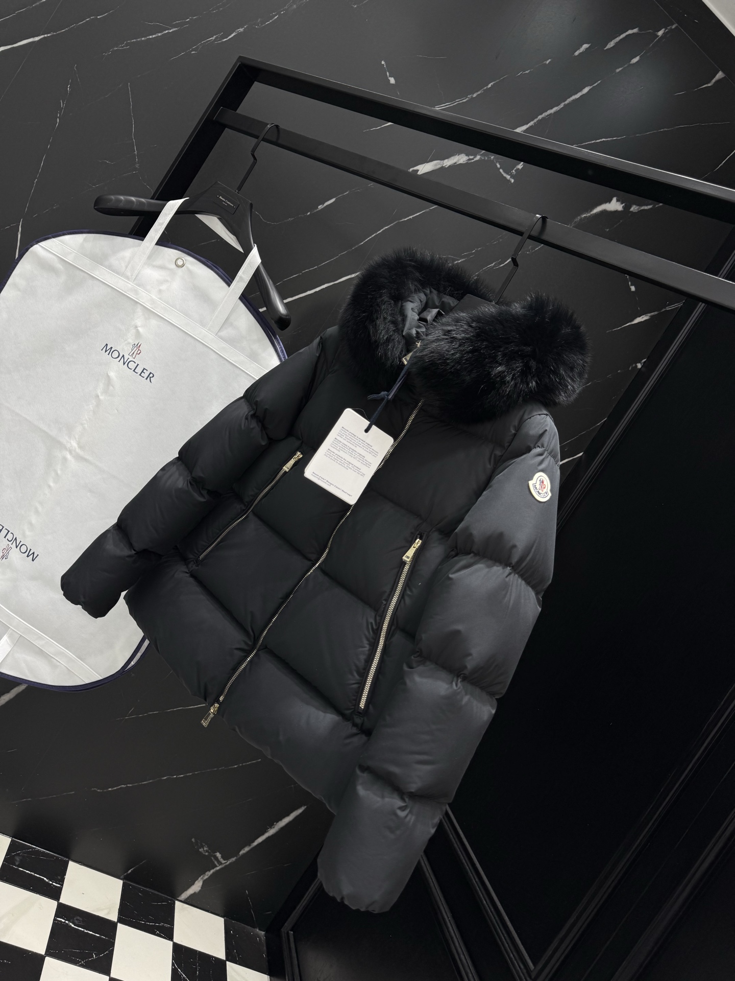 Moncler Hooded Down Jacket