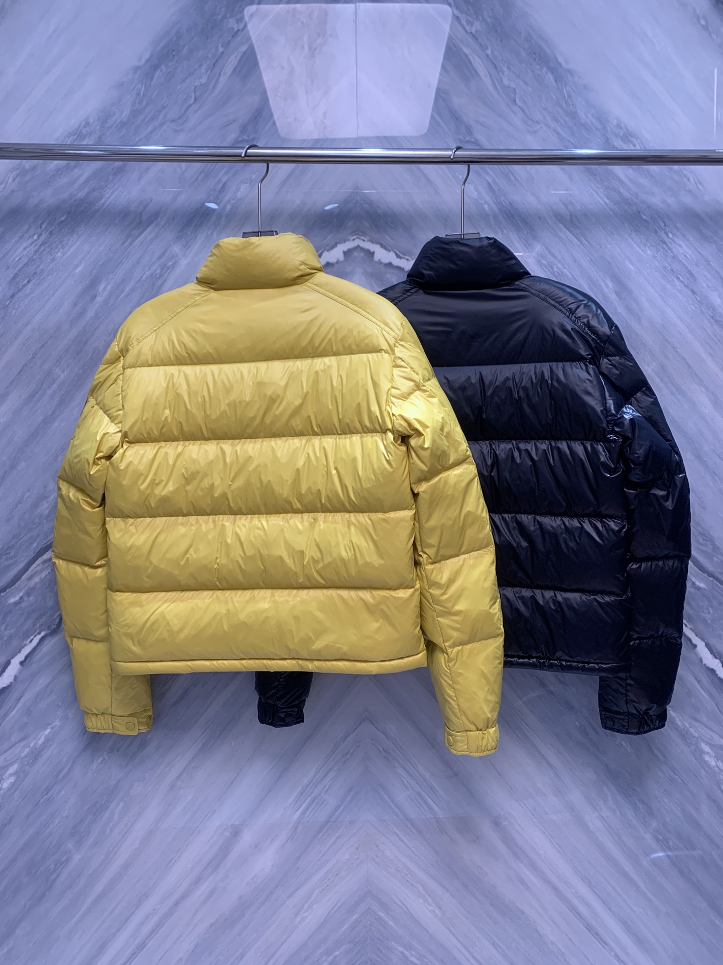 Moncler Stand-Collar Couple Down Jackets