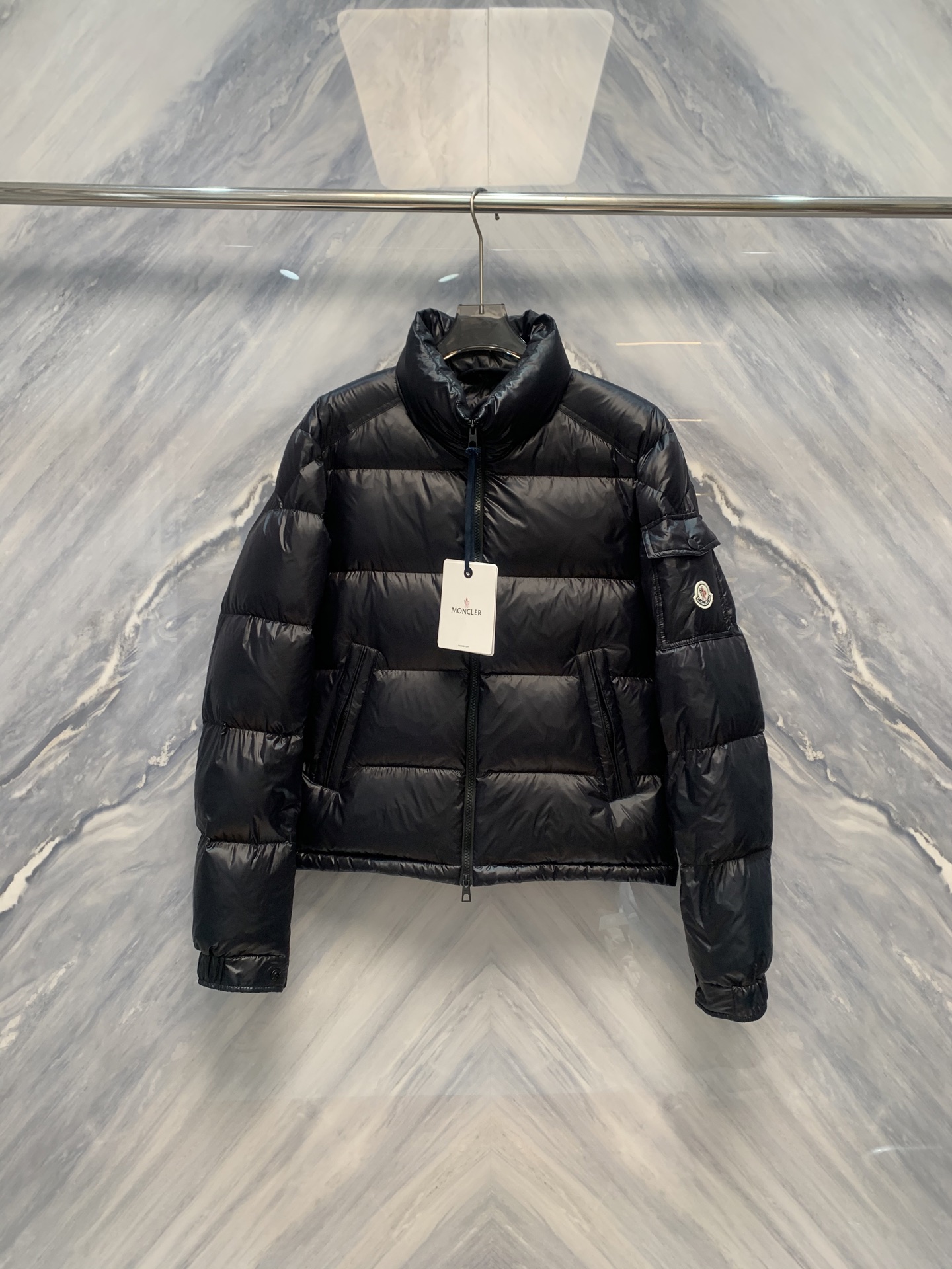 Moncler Stand-Collar Couple Down Jackets