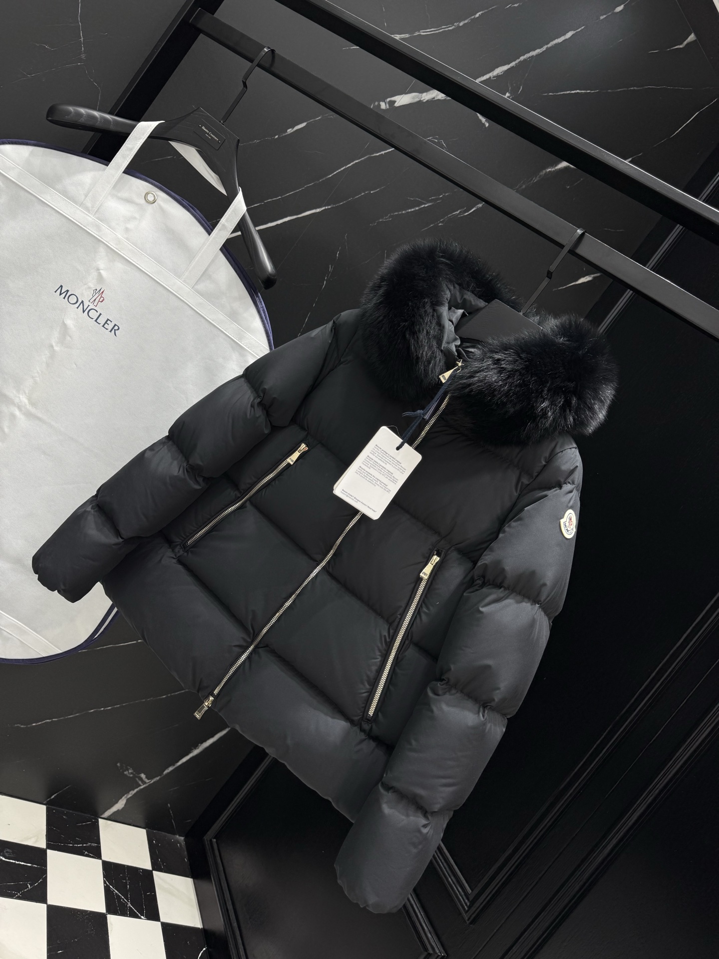 Moncler Hooded Down Jacket