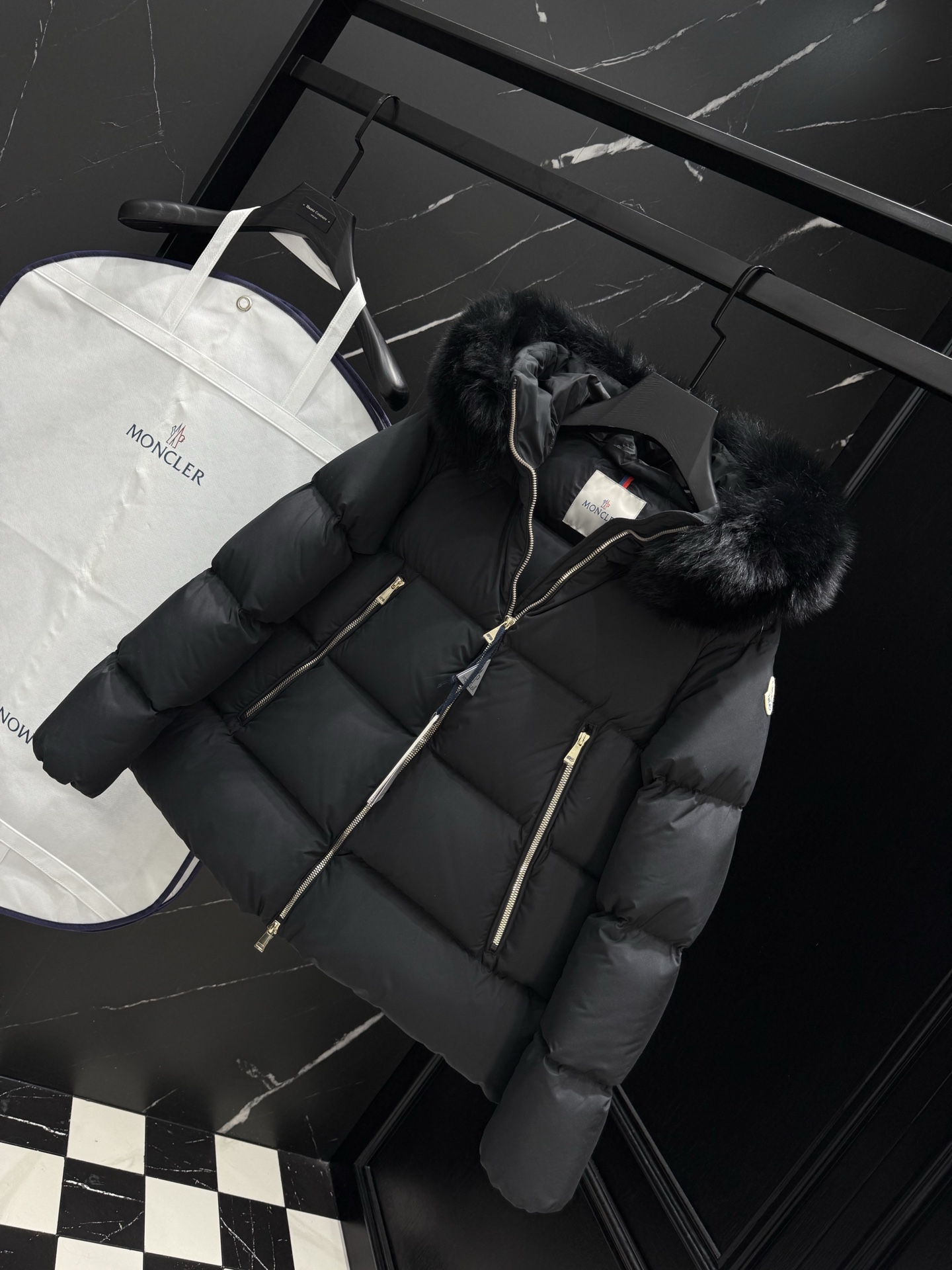 Moncler Hooded Down Jacket