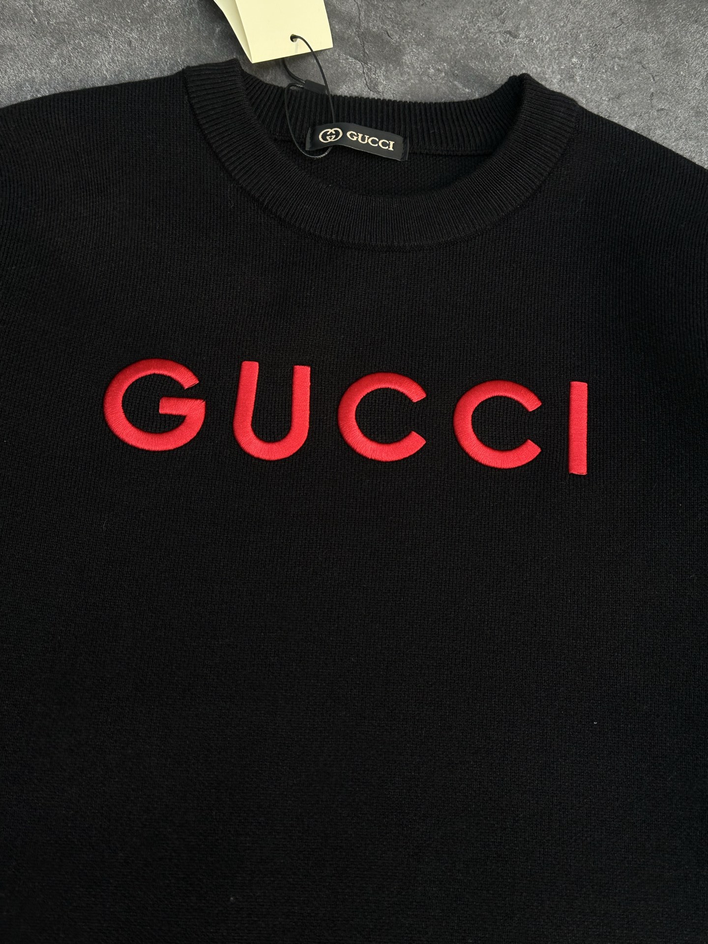 Gucci embroidered couples' sweater