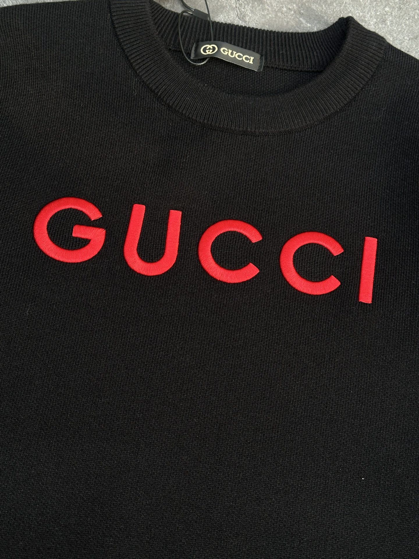 Gucci embroidered couples' sweater