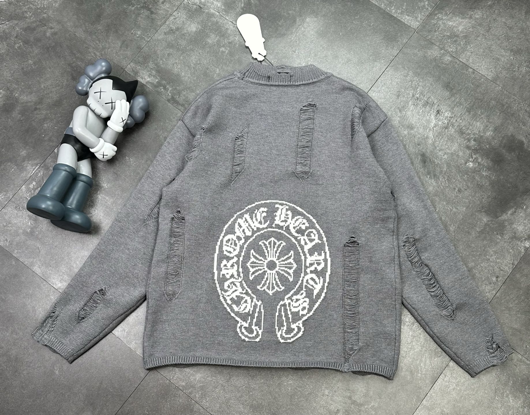 Chrome Hearts Distressed Couple Sweaters