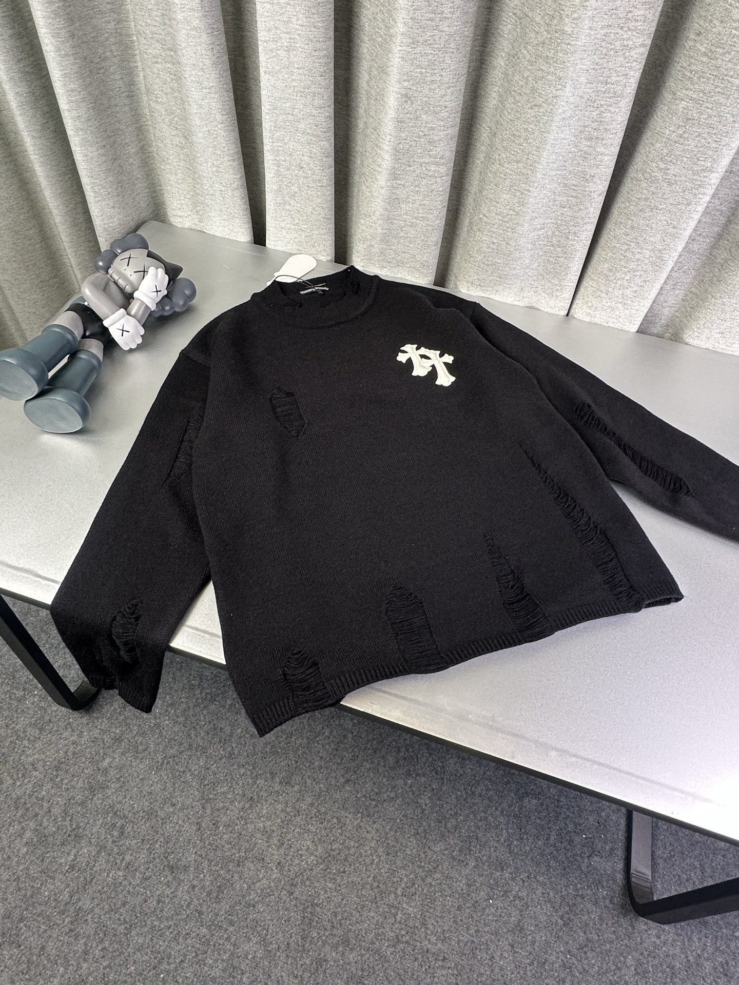 Chrome Hearts Distressed Couple Sweaters