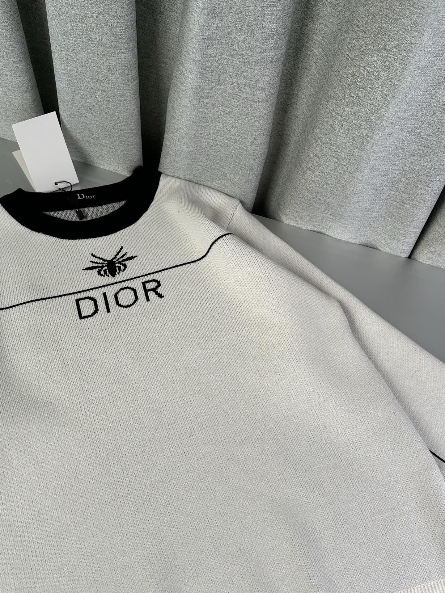 Dior Bee Embroidered Couple Sweater